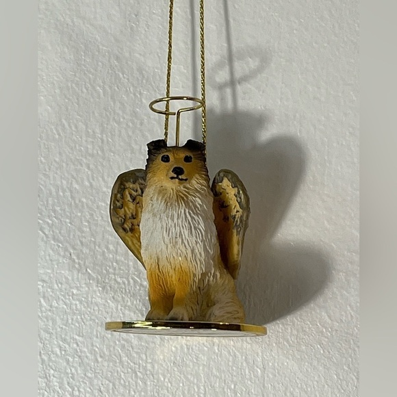 Tiny Ones Conversation Concepts Sheltie Angel Dog Ornament Christmas Tree - Picture 1 of 5